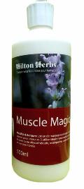 Lotion Muscle Magic pour détendre les muscles des chevaux